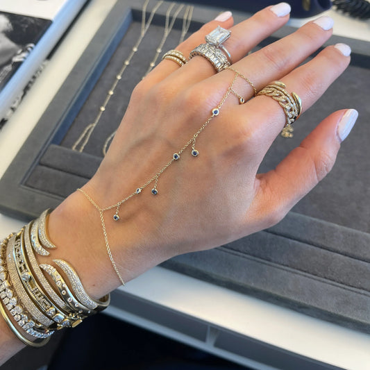 Bracelet Ring Hand Chain: Wrist-to-Finger Glam