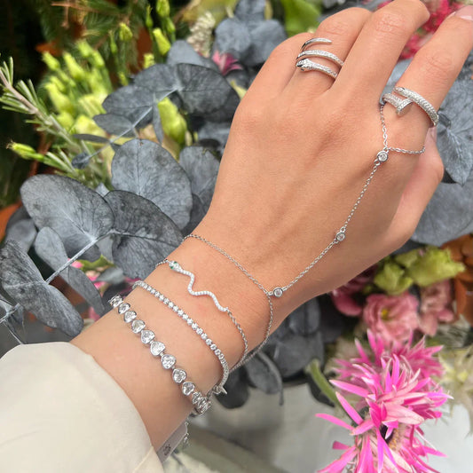 Silver Hand Chain: Links of Silver, Hands of Style