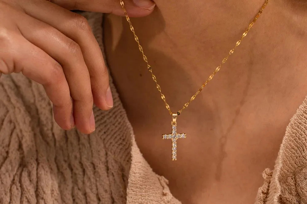 Gold Cross Necklace: Wear Your Faith with Style