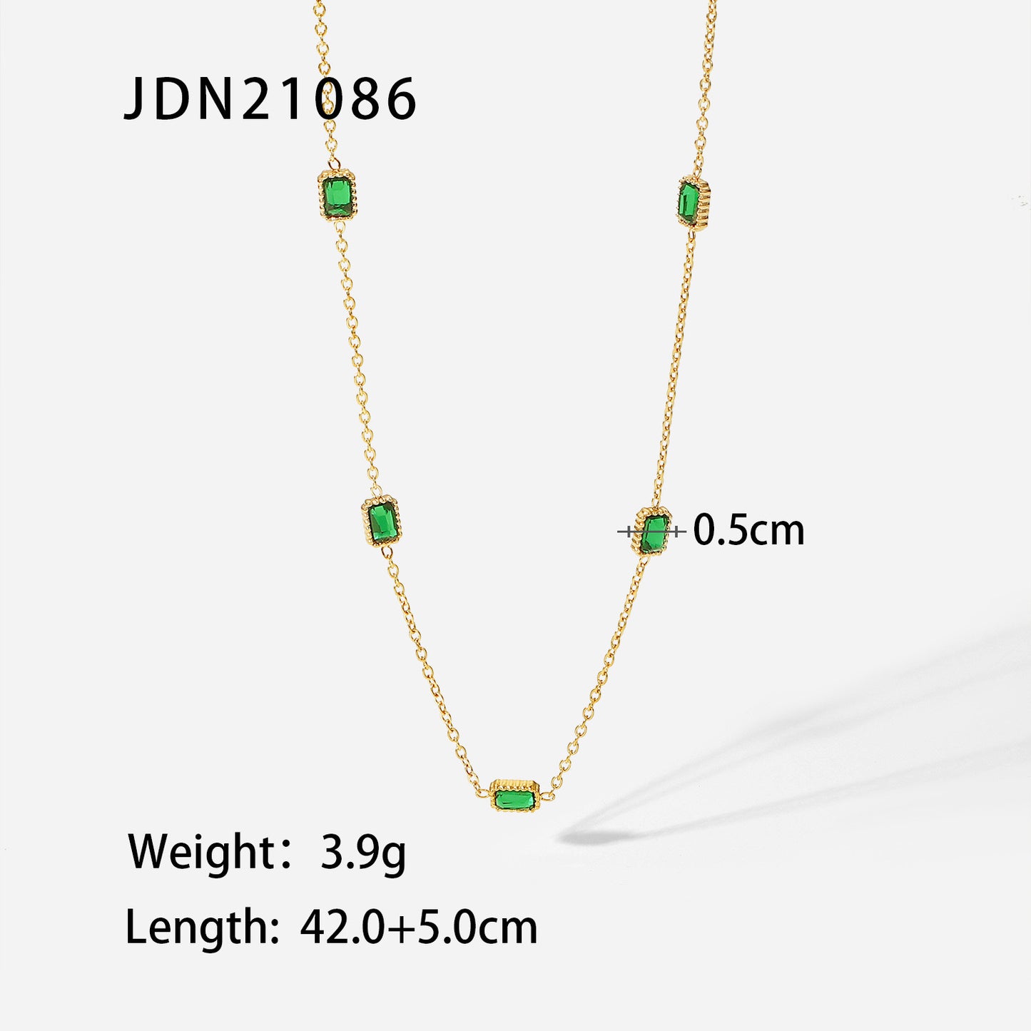 18K Gold Minimalist Emerald Bracelets