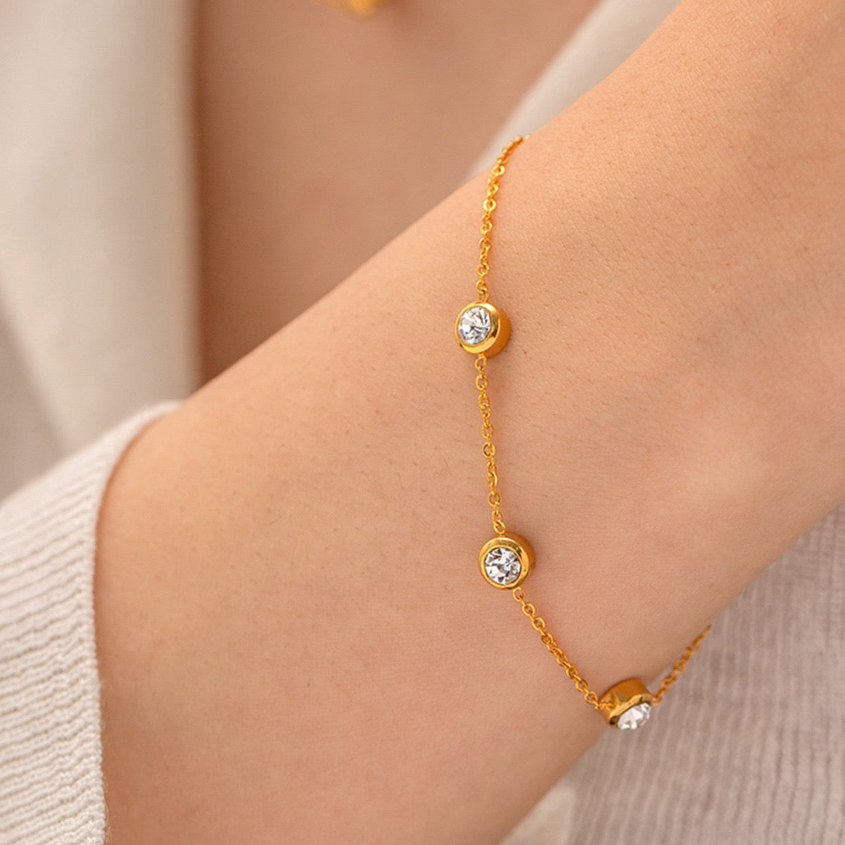 18K Gold Spark Bracelet