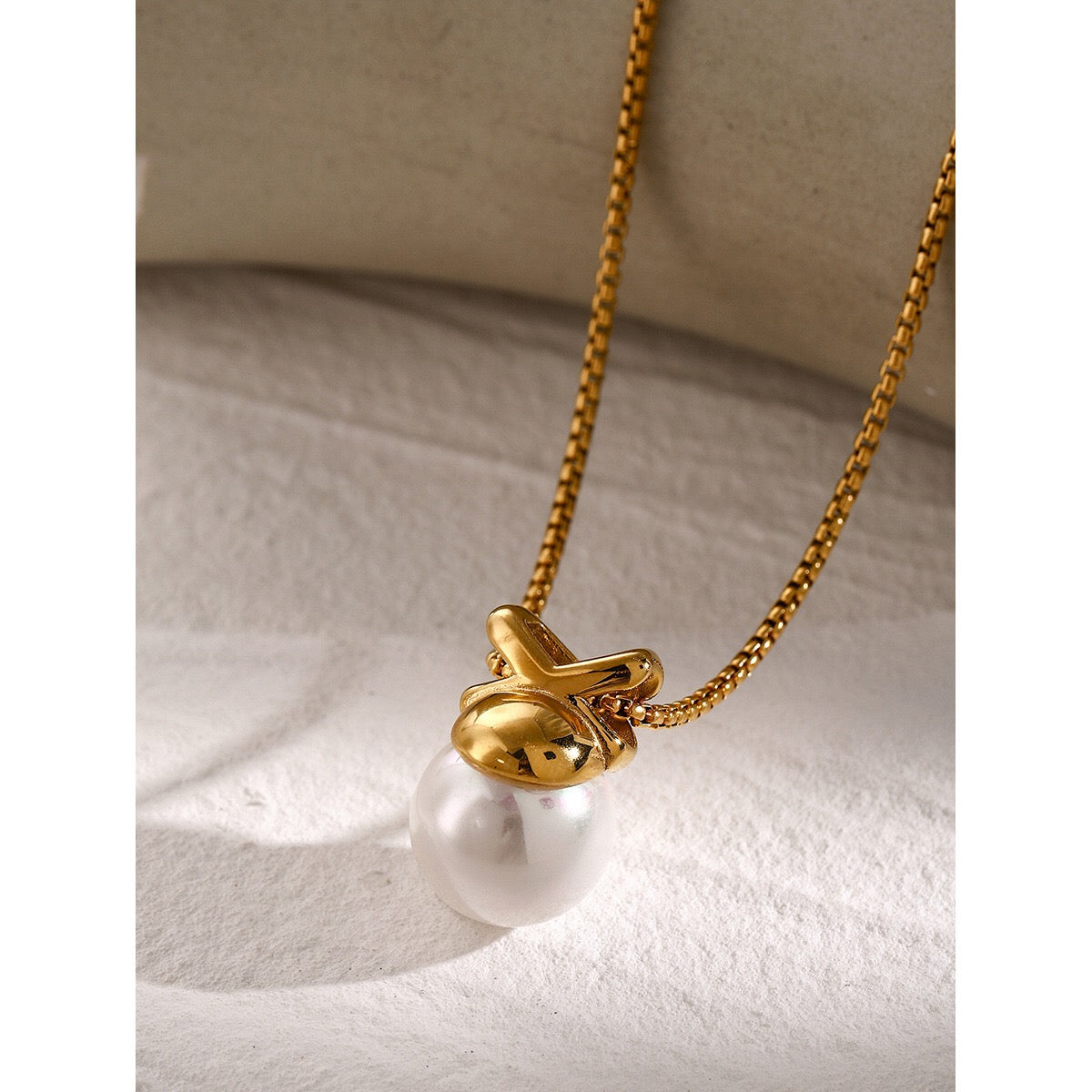 18K Gold One and Only Pearl Extra Long Pendant Necklace