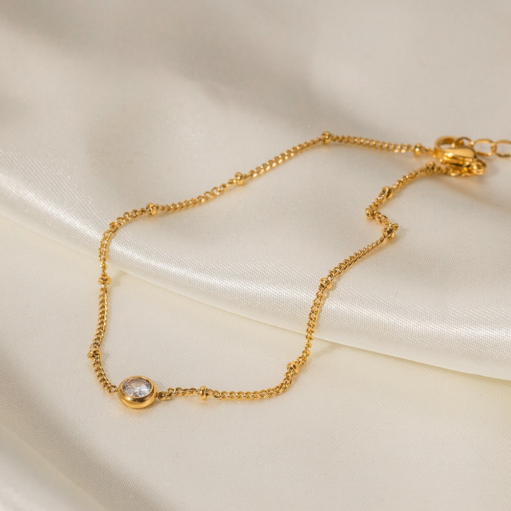 18K Gold Lone Star Bracelet