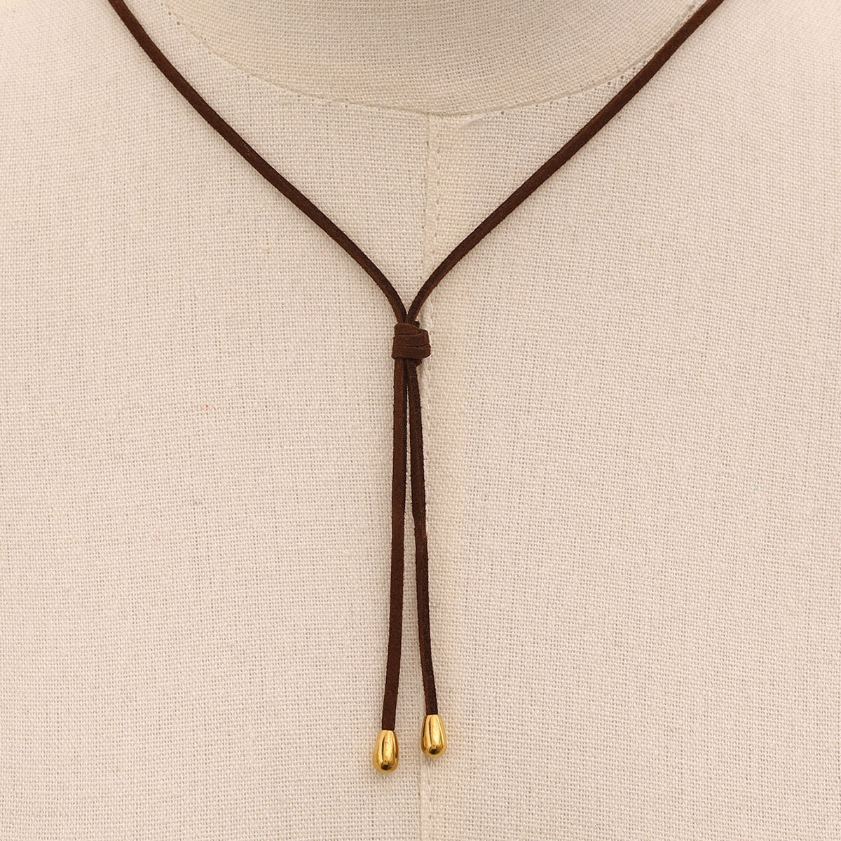 18K Gold Free Flow Geometric Statement Pendant Necklace