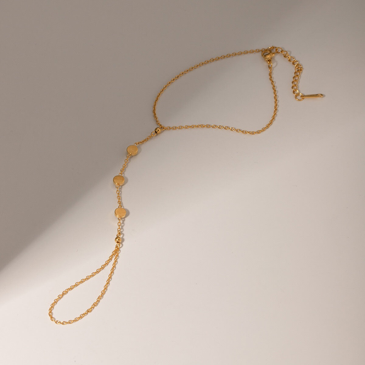 18K Gold Waterproof Starry Hand Chain Bracelet