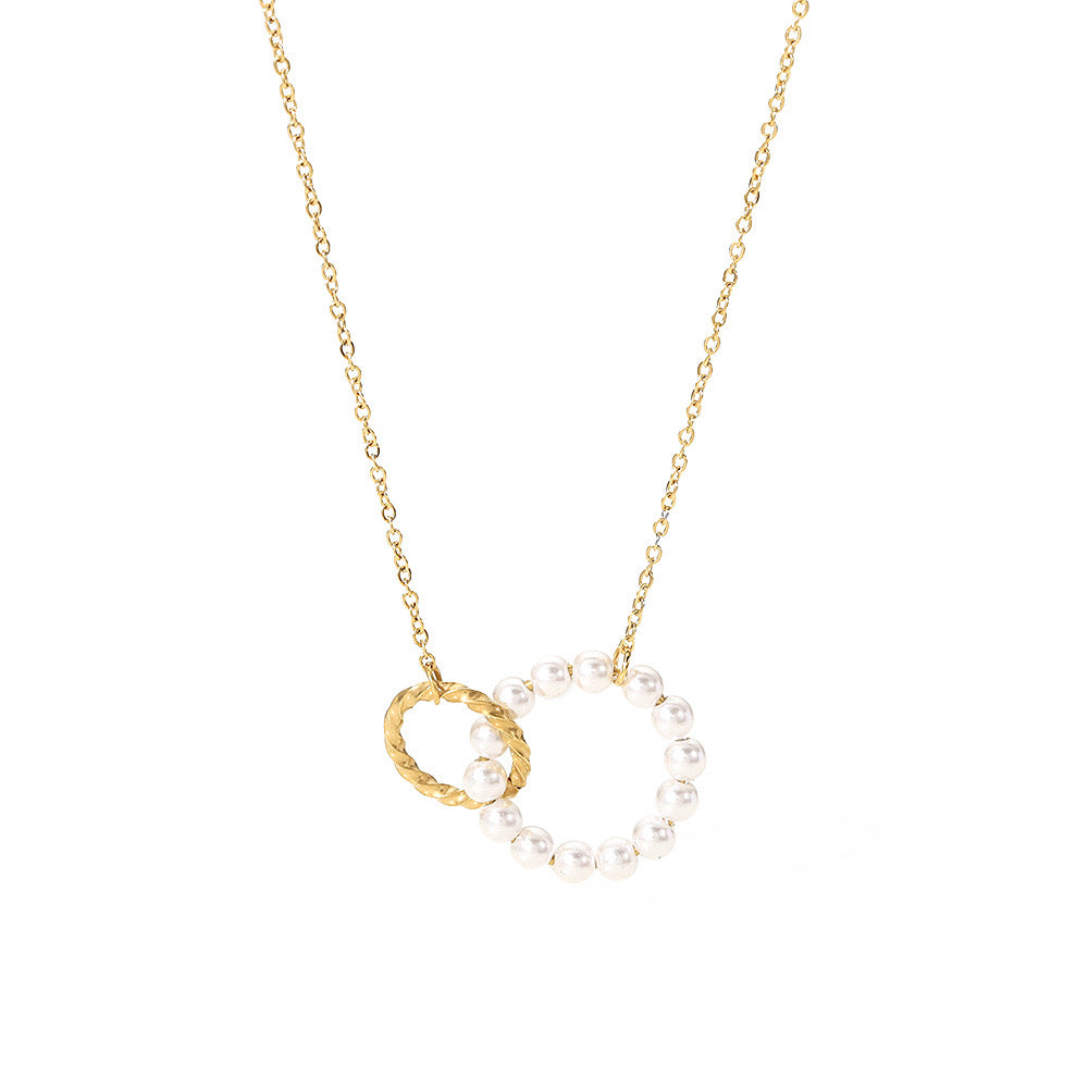 18K Gold Forever Locked Pendant Necklace