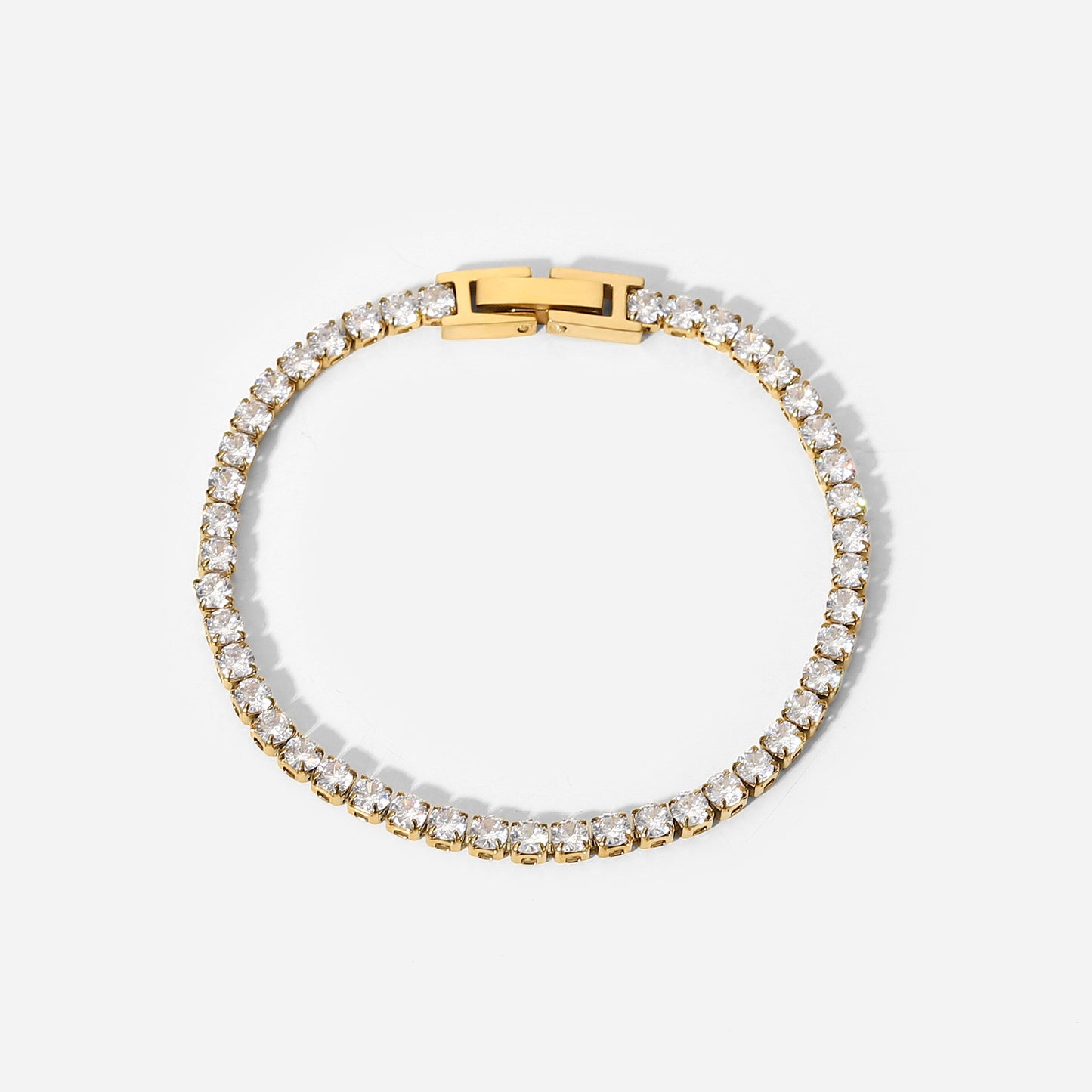 18K Gold Tennis Bracelet
