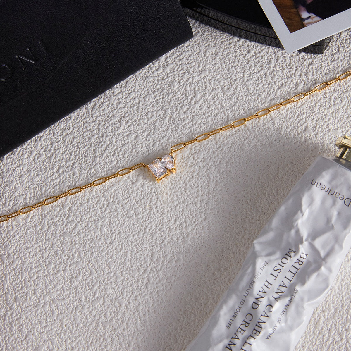 18K Gold Perfect Match Pendant Rope Chain Necklace Set