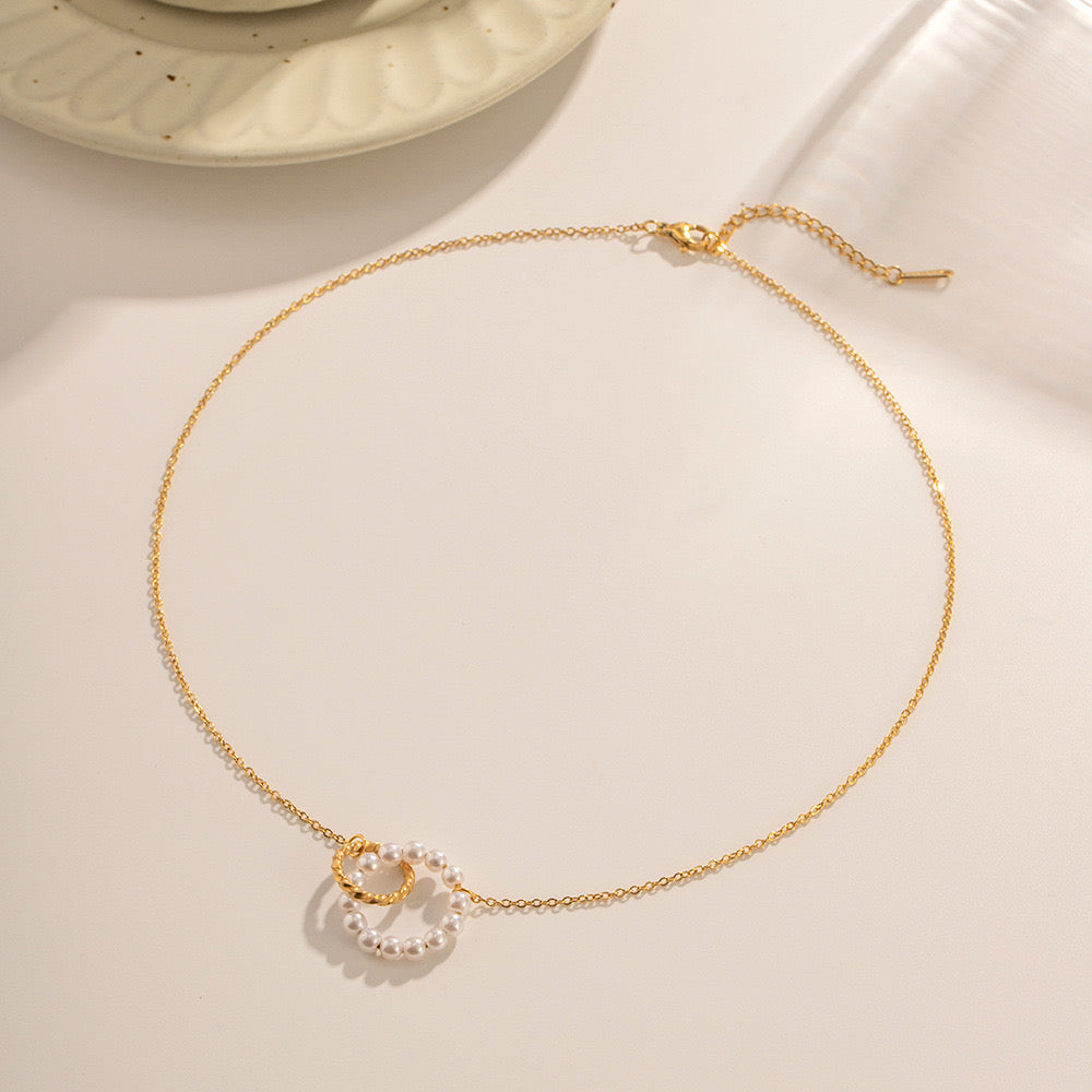 18K Gold Forever Locked Pendant Necklace