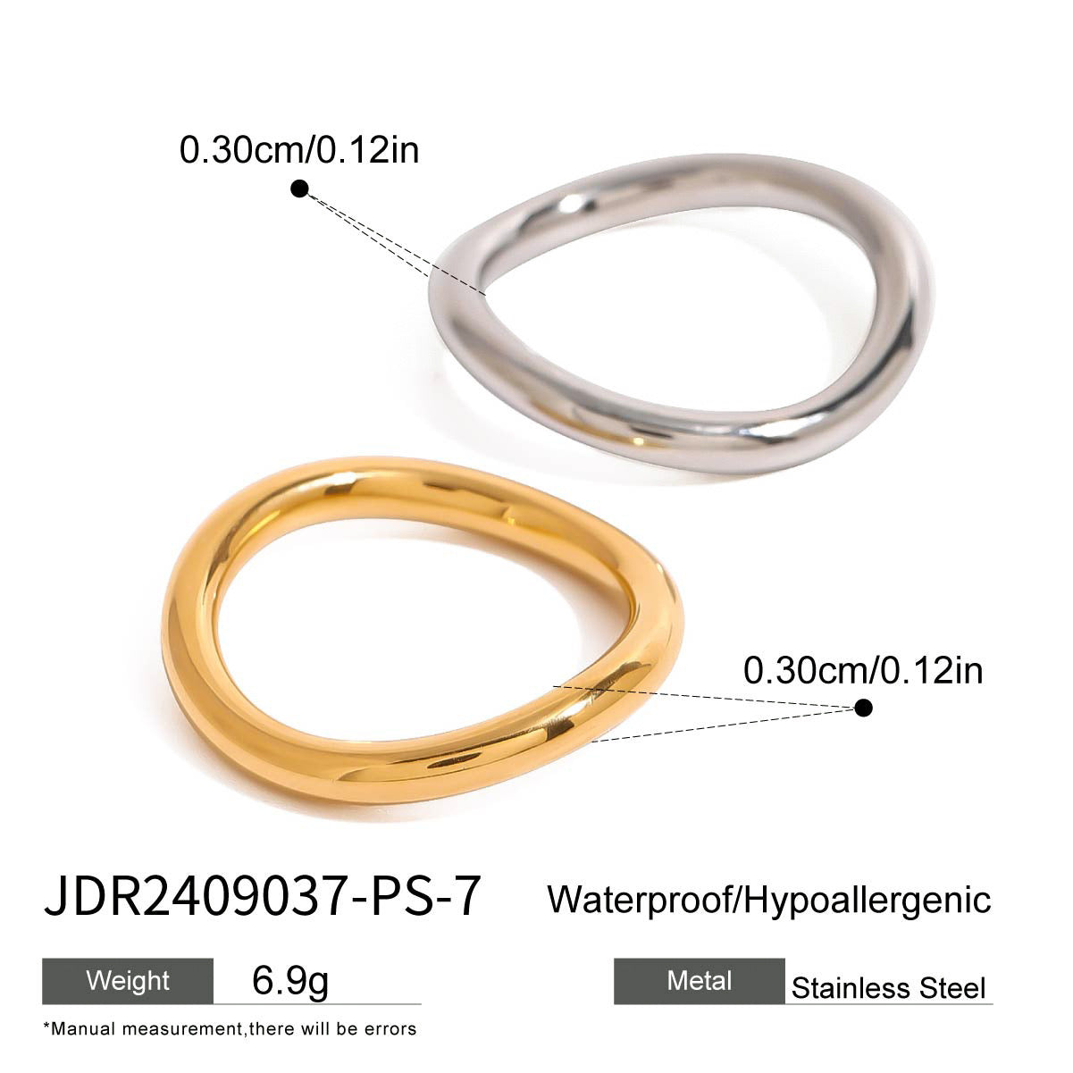 18K Gold Waterproof Chic Hand Chain Bracelet