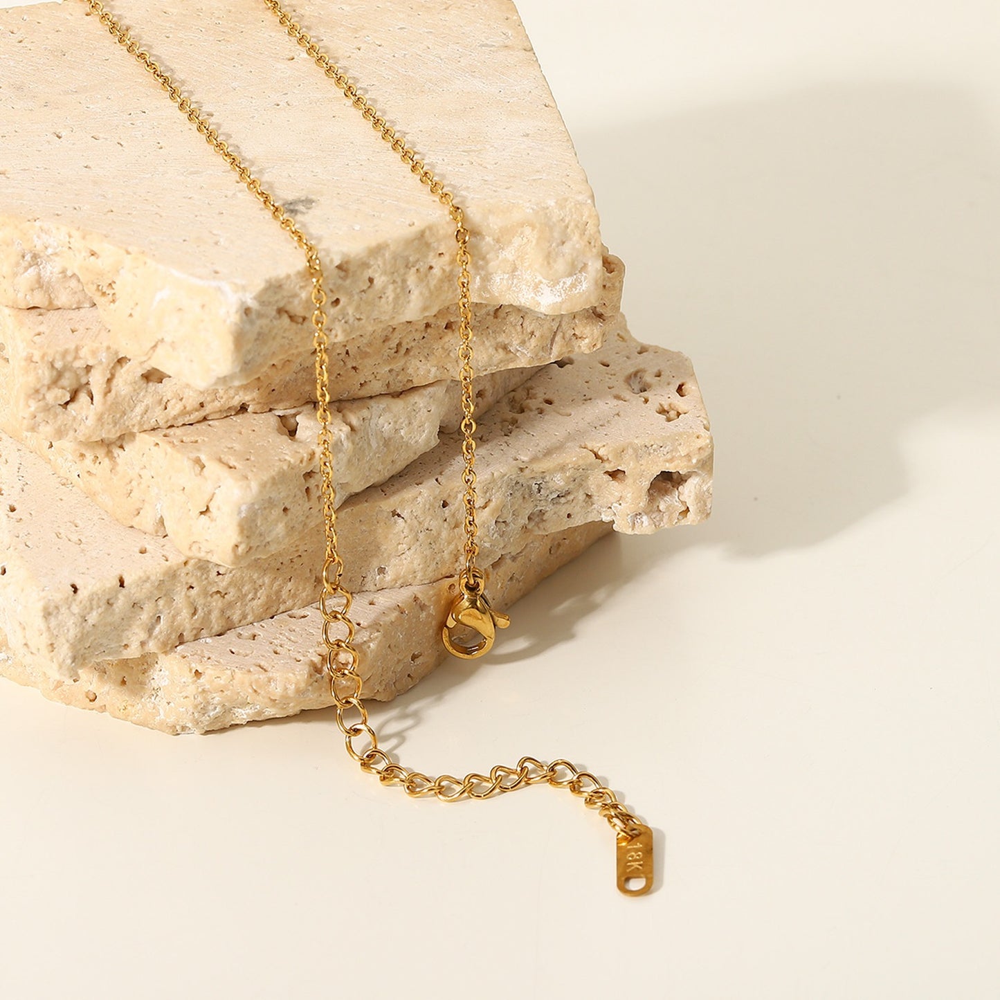 18K Gold Celestial Coin Pendant Necklace