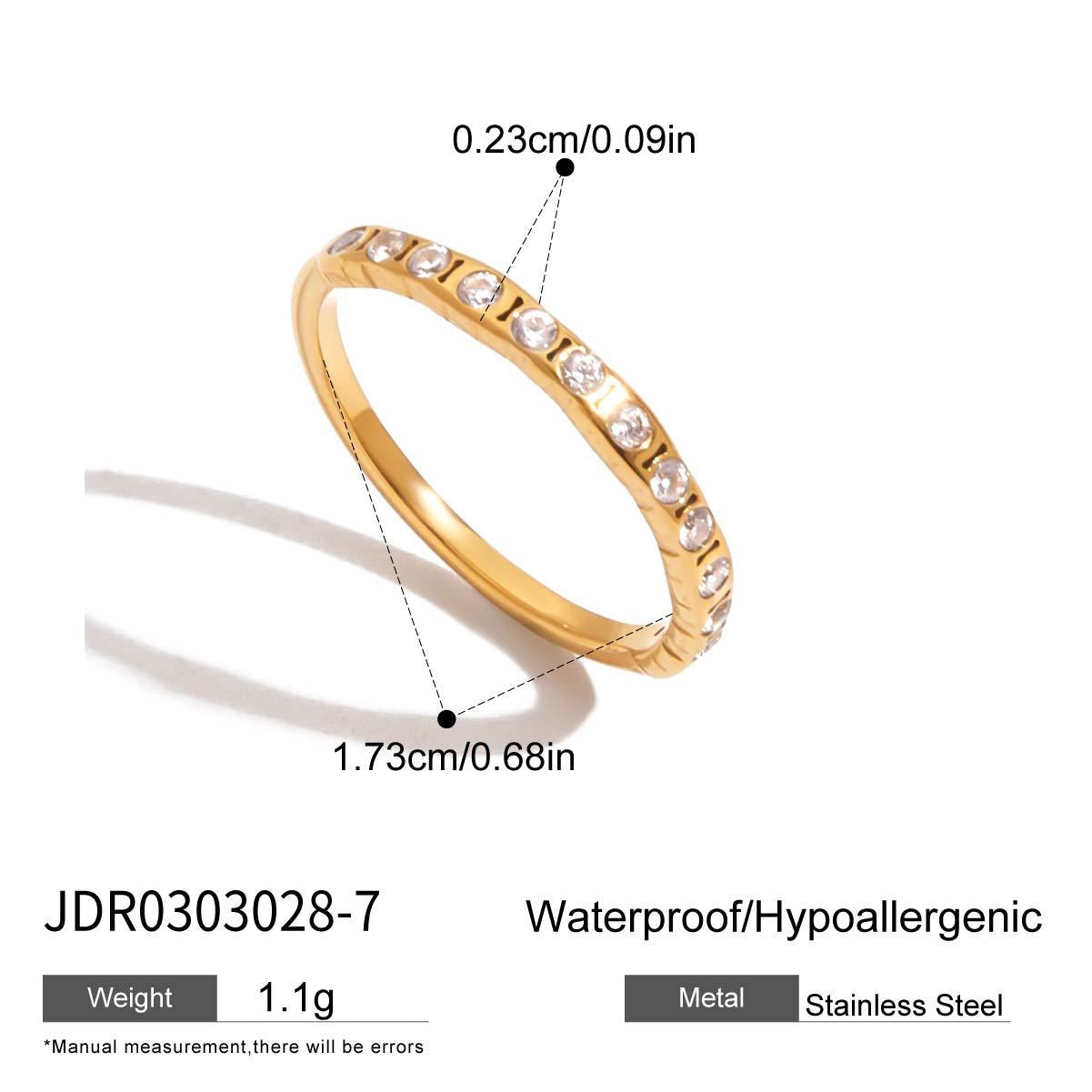 18K Gold Minimalist Luxury Slim Stacking Rings