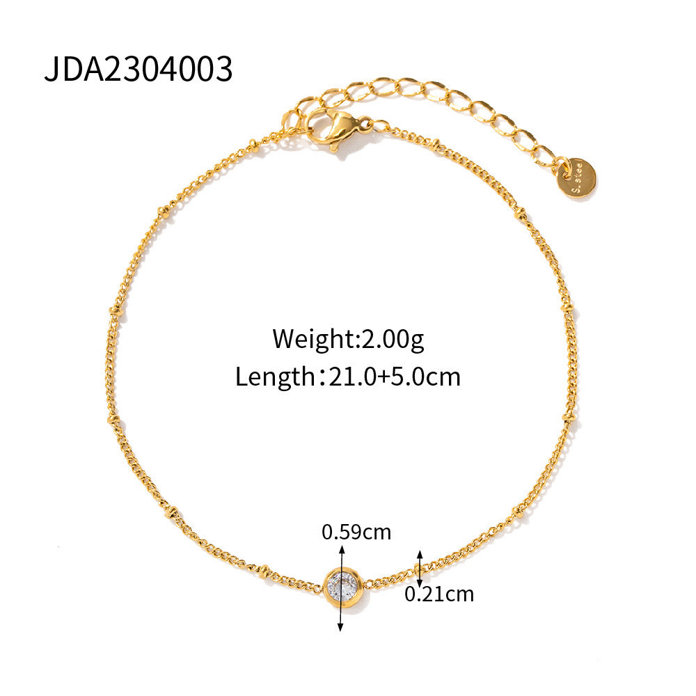 18K Gold Lone Star Bracelet