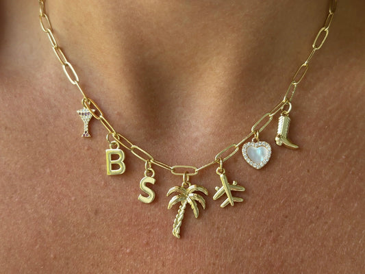 Custom Charm Necklace: Your Story in Personalized Style