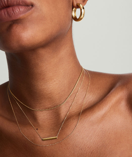 Gold Bar Necklace: Buying & Layering Guide