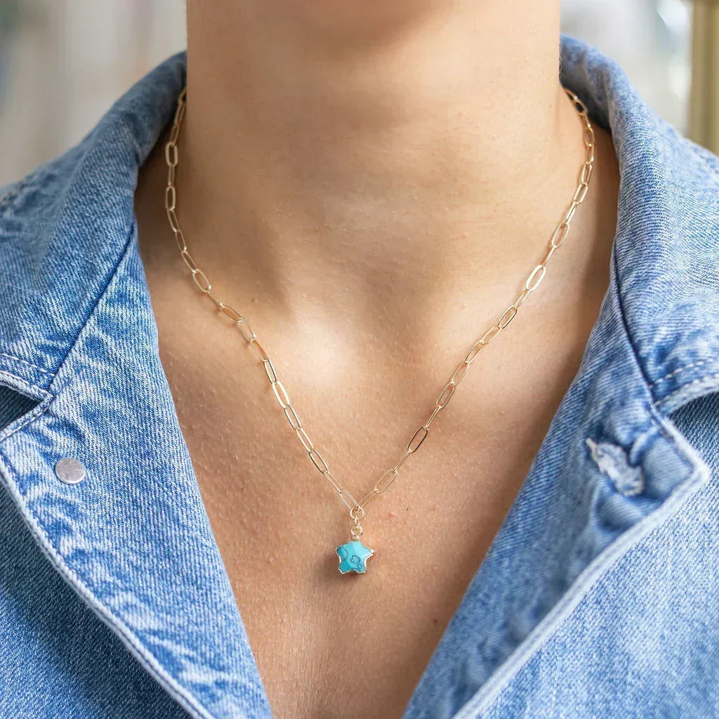 Turquoise Necklace: Boho Charm for Daily Wear