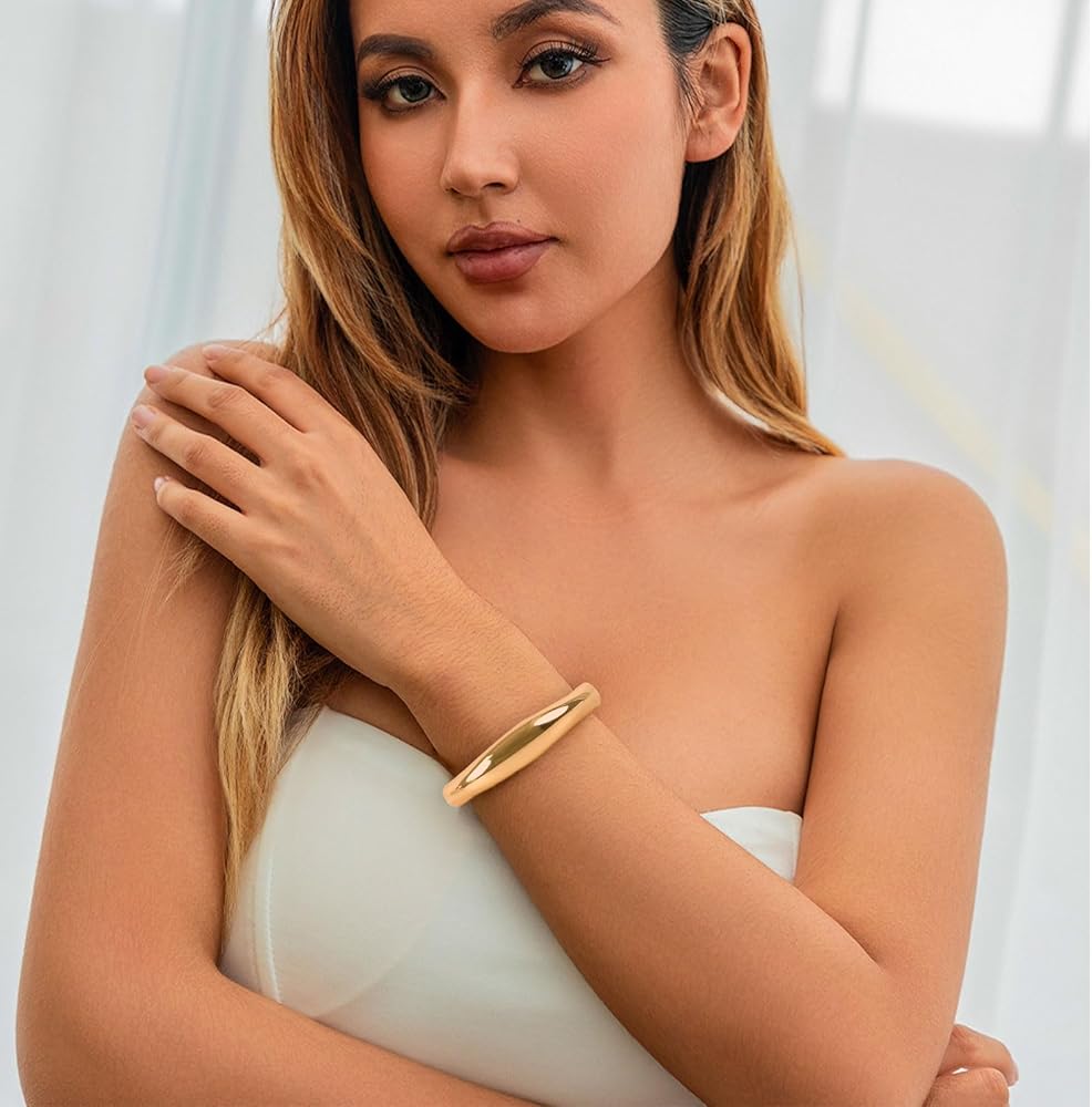 Gold Bangles for Women: Stackable Glam