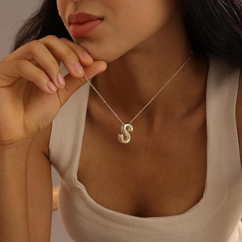 Bubble Letter Necklace: The Perfect Personalized Gift