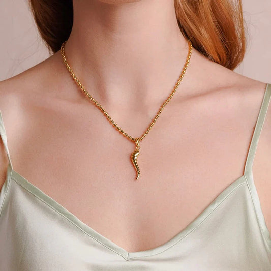 Italian Horn Necklace: Symbol of Luck & Protection