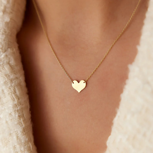 Heart on Necklace: Love, Locked In Style