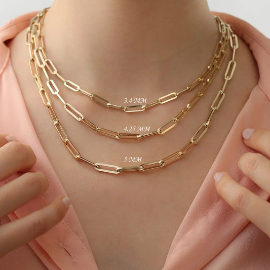 Paperclip Chain Necklace: Chain Up Your Fashion Game