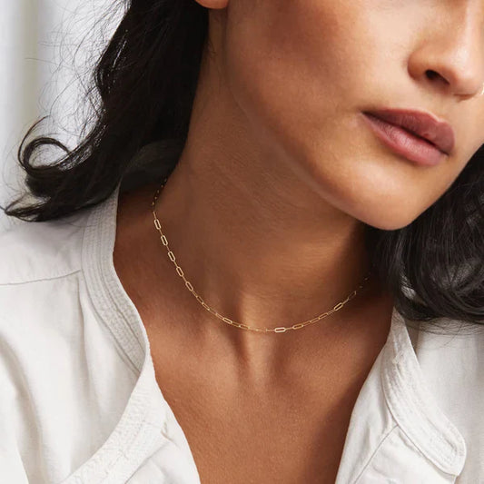 Gold Paperclip Necklace: The New Minimalist Must-Have