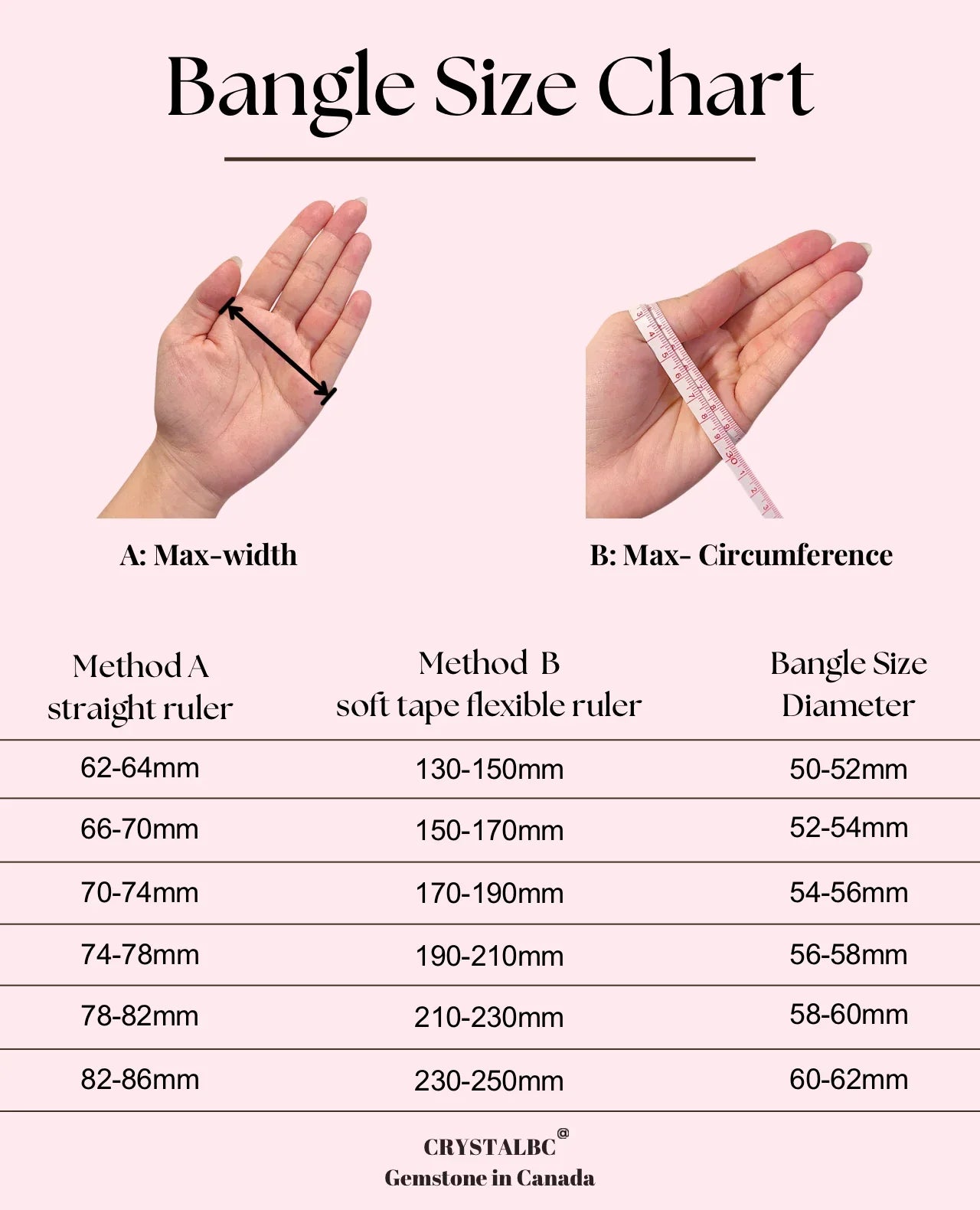 Bracelet Size Chart: Find Your Perfect Fit