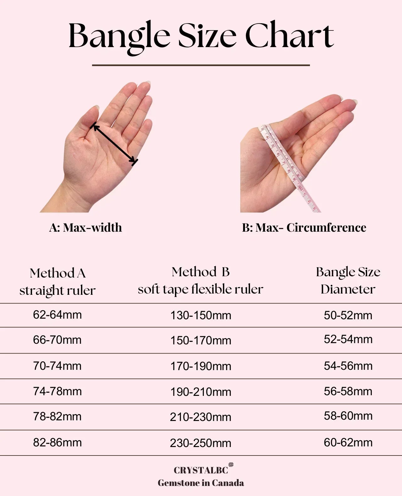 Bracelet Size Chart: Find Your Perfect Fit