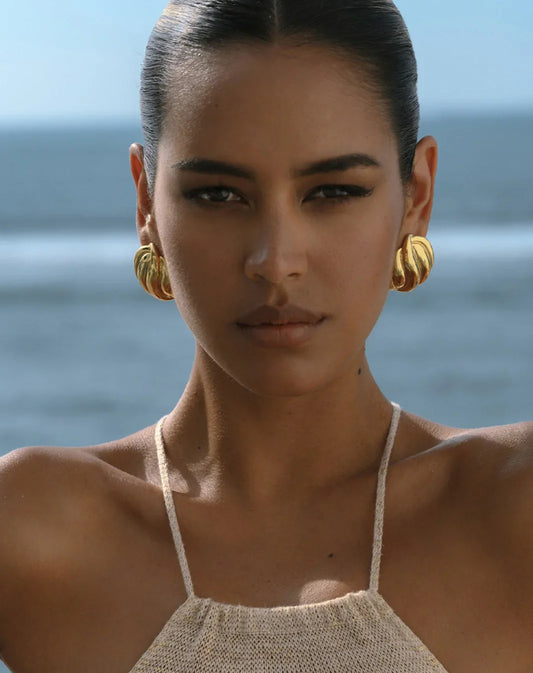 Gold Earings: From Hoops to Studs, Love It