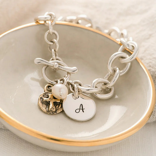 Sterling Silver Charm Bracelet: Jewelry Staple