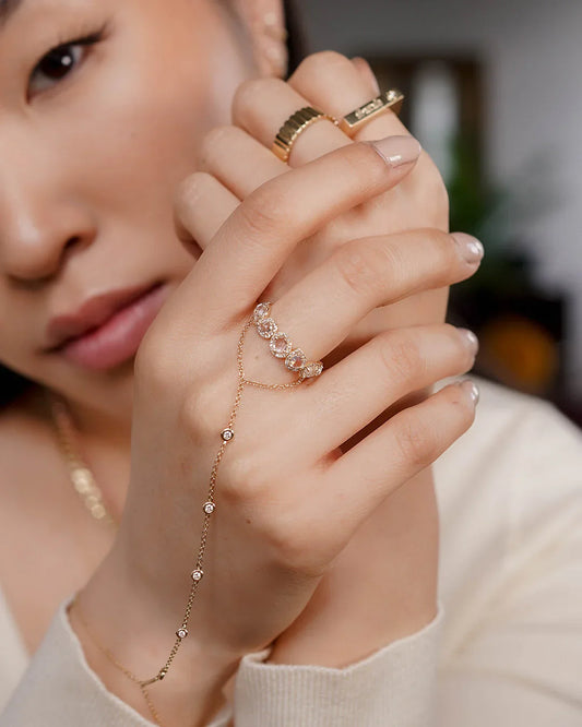 Hand Ring Bracelet: Stylish Links, Instant Wrist Glam