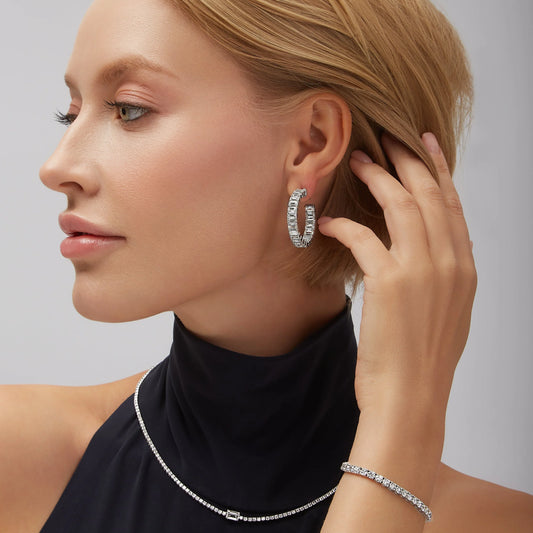 Diamond Hoop Earrings: Your New Go-To Glam