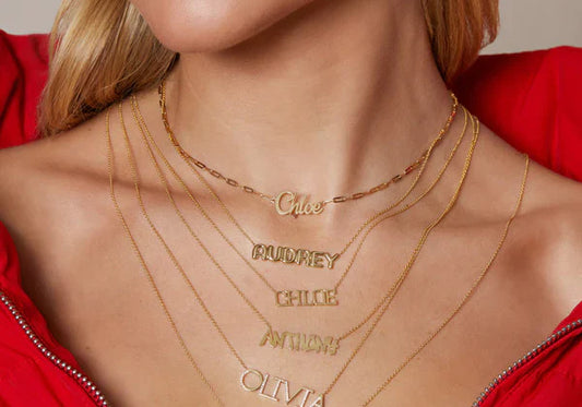 Gold Necklace and: Stacked to Stun