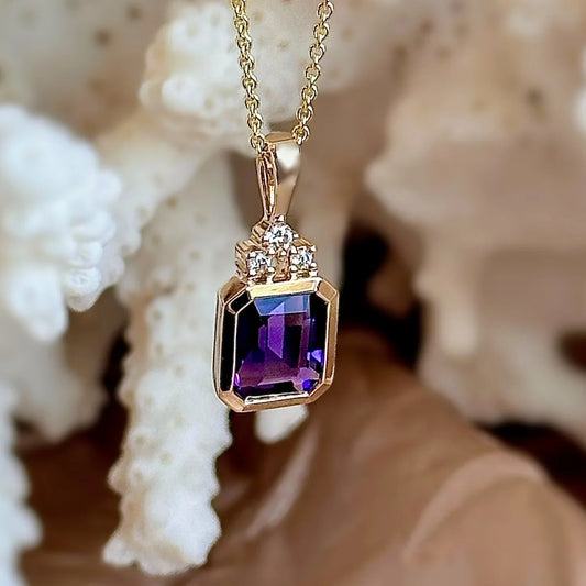 Amethyst Necklace: Gift-Worthy Purple Charm