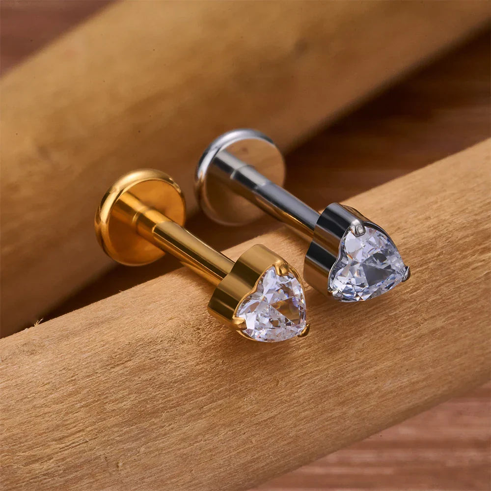 Titanium Stud Earrings: Hypoallergenic Glam