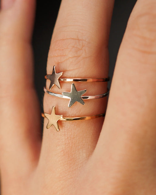 Star Ring: Celestial Sparkle for Every Finger