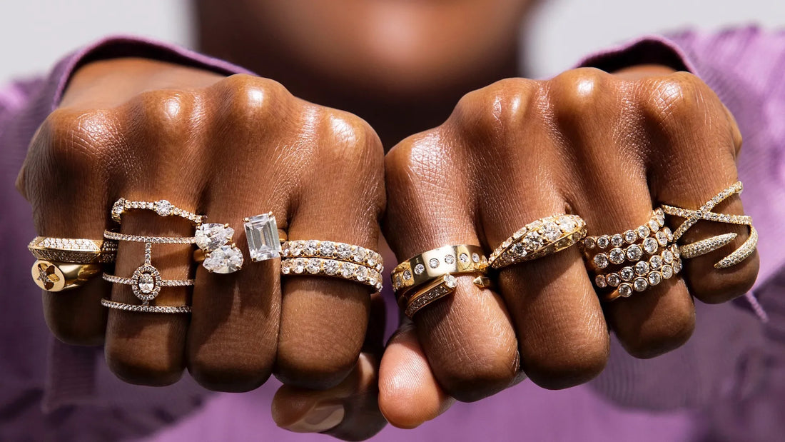 Stacked Rings: The Easy Way to Add Sparkle