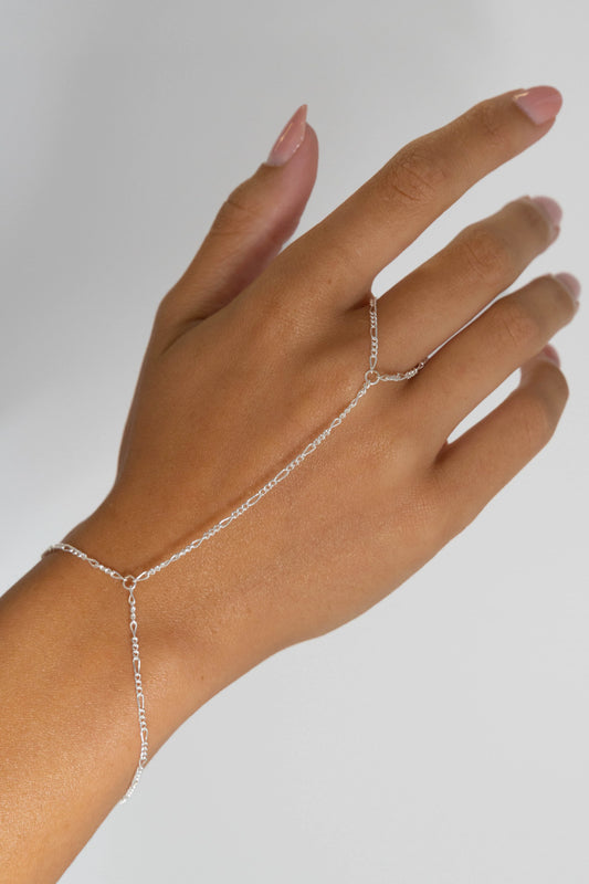 Silver Chain Hand: Wrist Bling That Stands Out