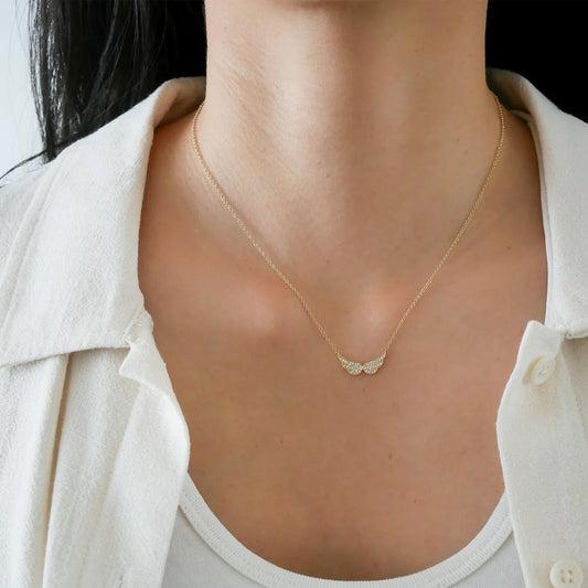 Angel Necklace: Divine Sparkle for Any Outfit