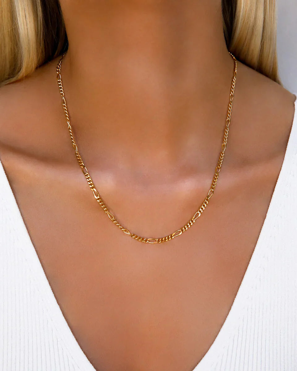 Figaro Chain Necklace: Twist Up Your Glam