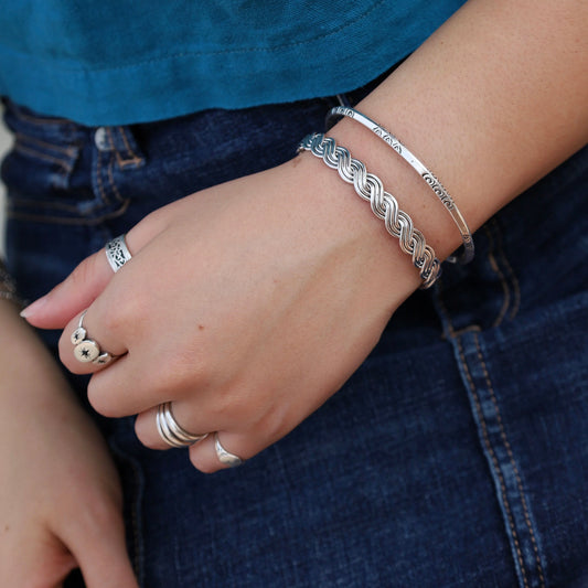 Silver Bracelet Sterling Silver: Sparkle Daily