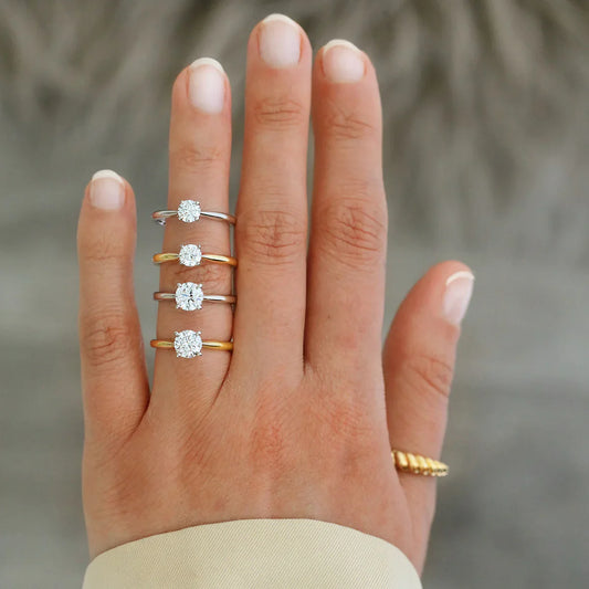Rings Gold White: Shine Bright, Stay Classic