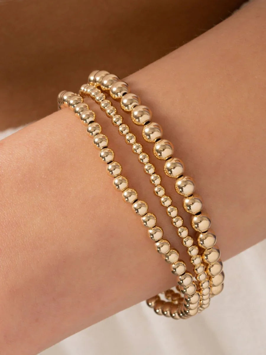 Gold Bead Bracelet: Affordable Luxury