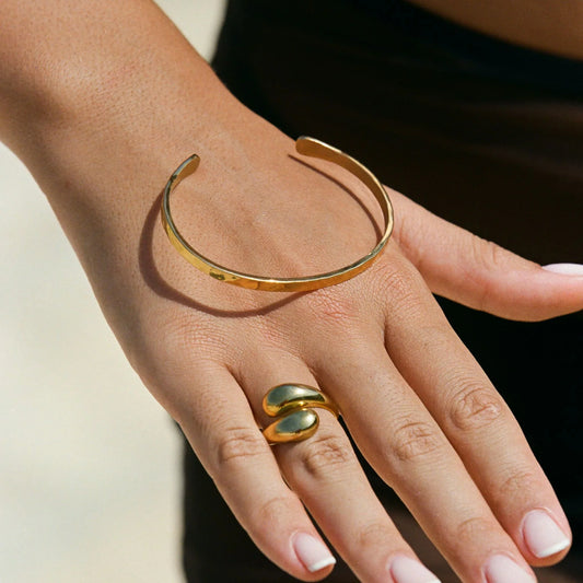 Gold Cuff Bracelet: Elegant Simplicity for Modern Woman