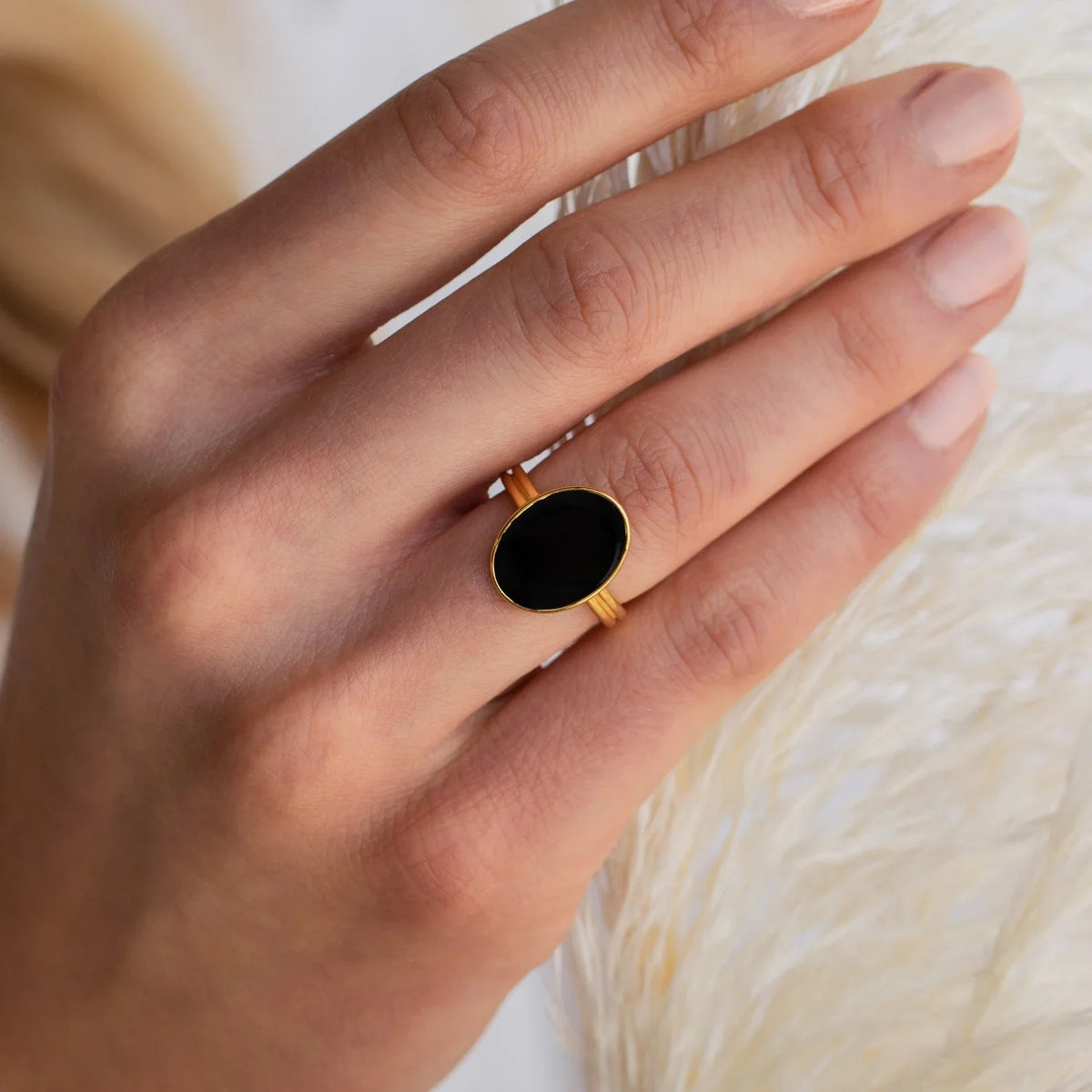 Onyx Ring: Add Edge to Your Daily Look