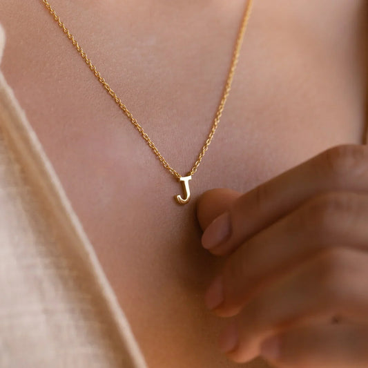 Initial Necklace Gold: Personalized Elegance for Every Story