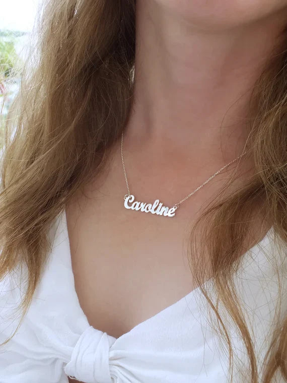 Sterling Silver Name Necklace: The Style Guide