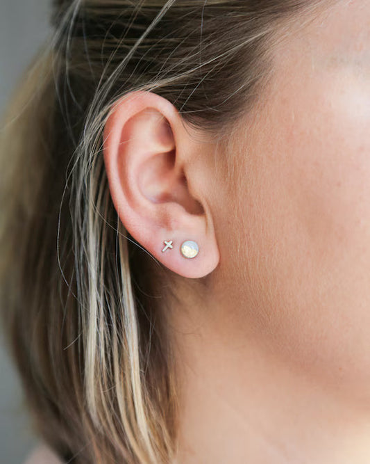 Stainless Steel Stud Earrings: Hypoallergenic