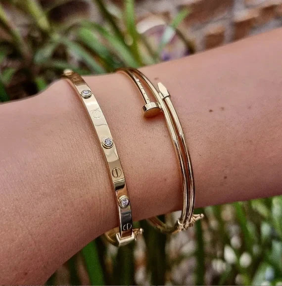 Bangle Bracelet: Sleek Shine, Stackable Style
