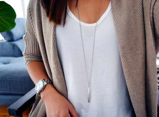 Long Silver Necklace Guide: How to Layer and Care